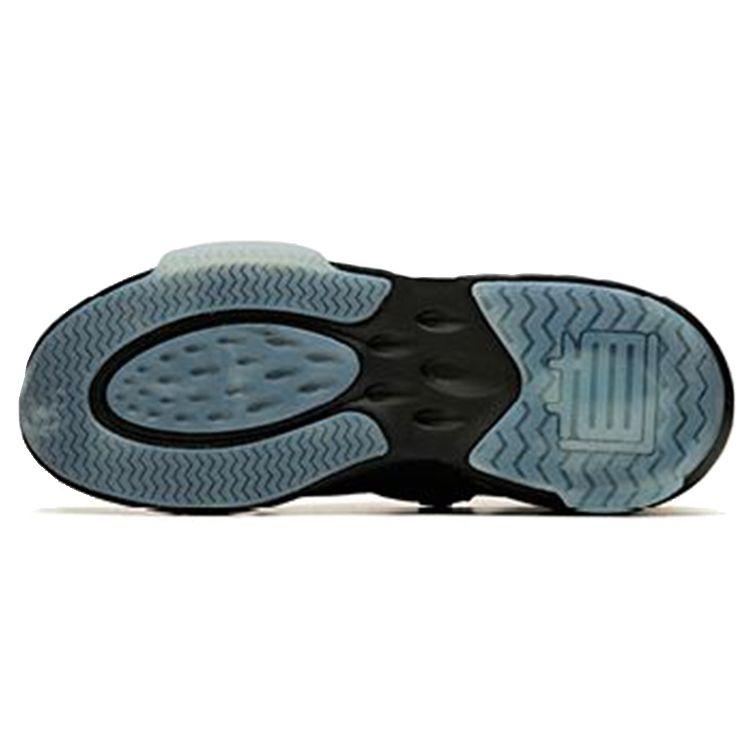 Anta Allgemeine Serie Stoßdämpfende Rutschfeste Verschleißfeste Wasserdichte High-Top Sportliche Freizeitschuhe Herren Sneakers Schwarz 11948086S-1