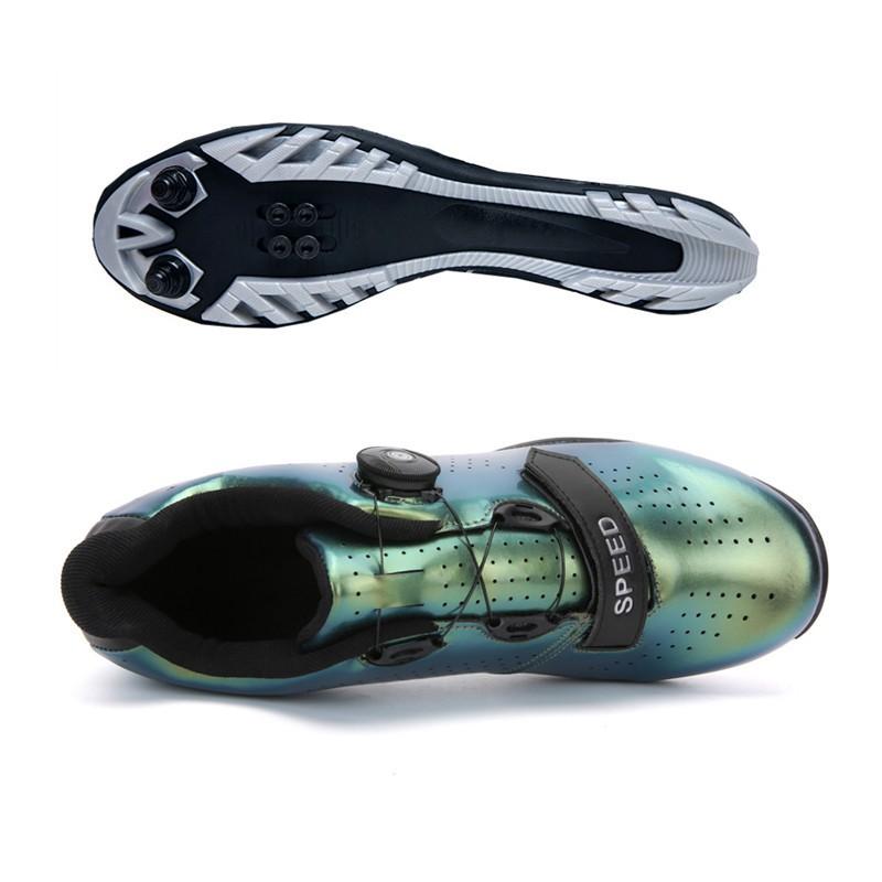 Unisex Cycling Shoes Road Mountain Bike SPD Clipless Pedals Breathable Rigid Sole Indoor Trainer Wide Fit