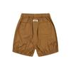 Kangol Kids Cotton Banded Shorts Brown Sb 0d11
