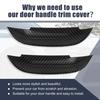2pcs Door Handle Bowl Cover  for Dodge Charger for Dodge Challenger 15-20