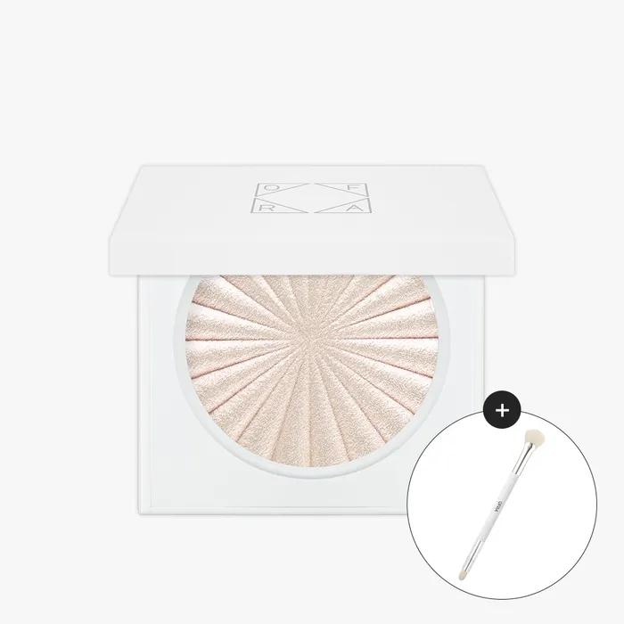 Mini Highlighter (+Dual Brush Gift) Champagne Hershey