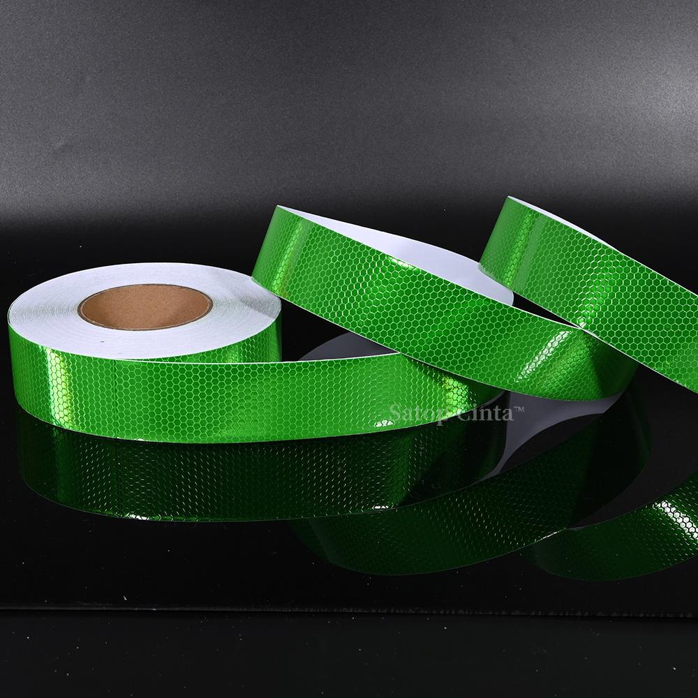 5CM High Visibility Bicycle Reflector Sticker Orange Cycling Wheel Rim Reflective Tapes Decal Self-Adhesive DIY 10m Film For Car