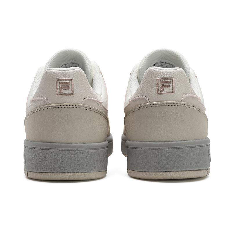 New FILA Wear resistant And Lightweight Low top Tennis Shoes Women's White Brown A12W541001FGC