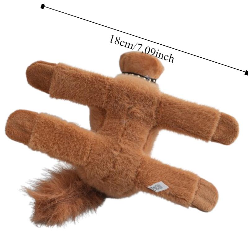 Soft Plush Doll Slap Bracelet Cute Doll Simulated Horse Doll Slap Bracelet Series  Christmas Toy