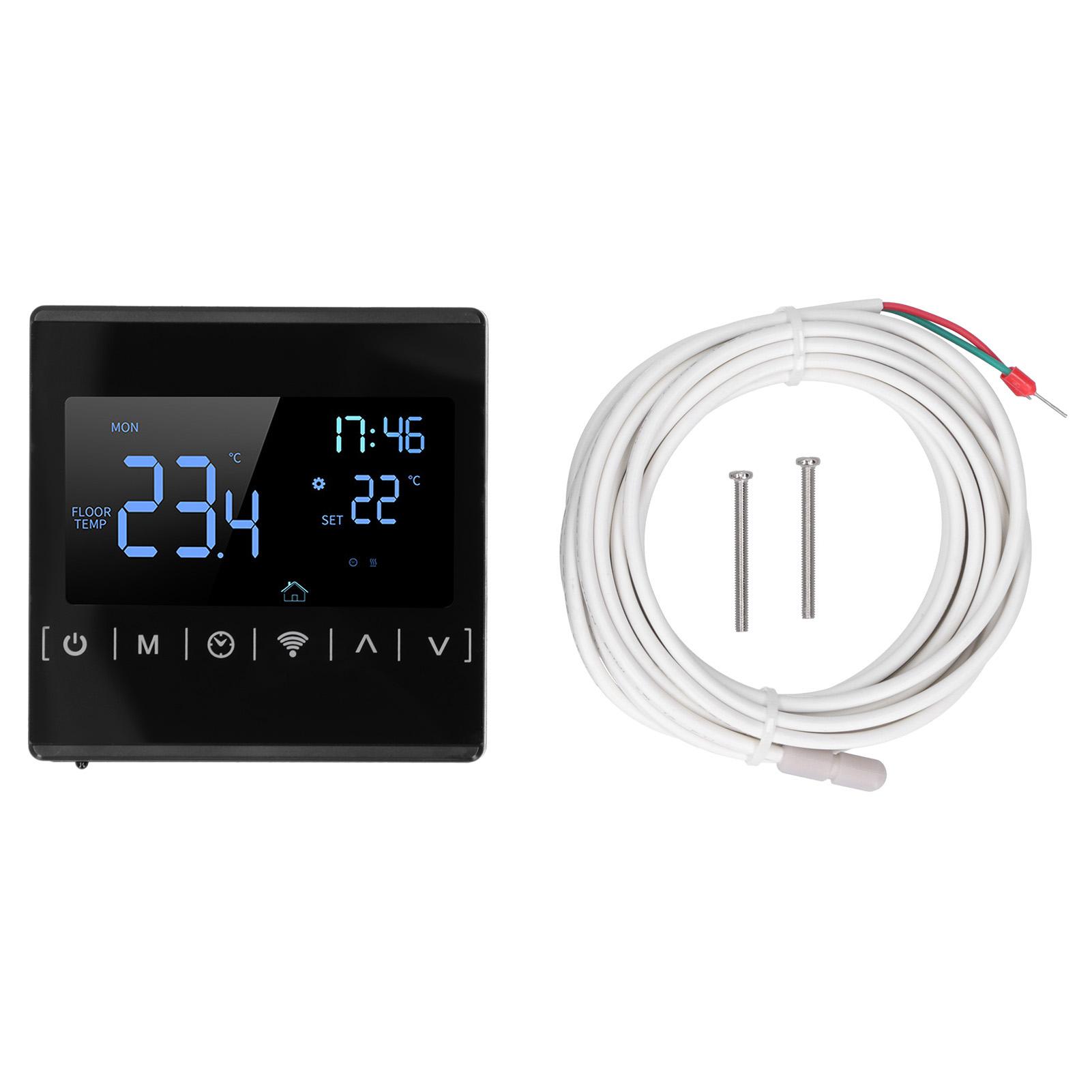 Floor Heating Controller  Wifi Programmable Thermostat Industrial Supplies Digital Programmable Thermostat чёрный