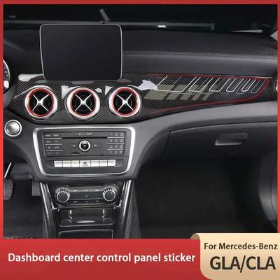 Car Interior Protection Stickers For Mercedes Benz GLA200 GLA260 CLA200 220 Center Console Dashboard Panel Decoration Sticker