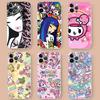 Fashion Brand T-Tokidoki Phone Case For IPhone 17 16 15 14 13 11 12 Pro Max 16 Plus Transparent