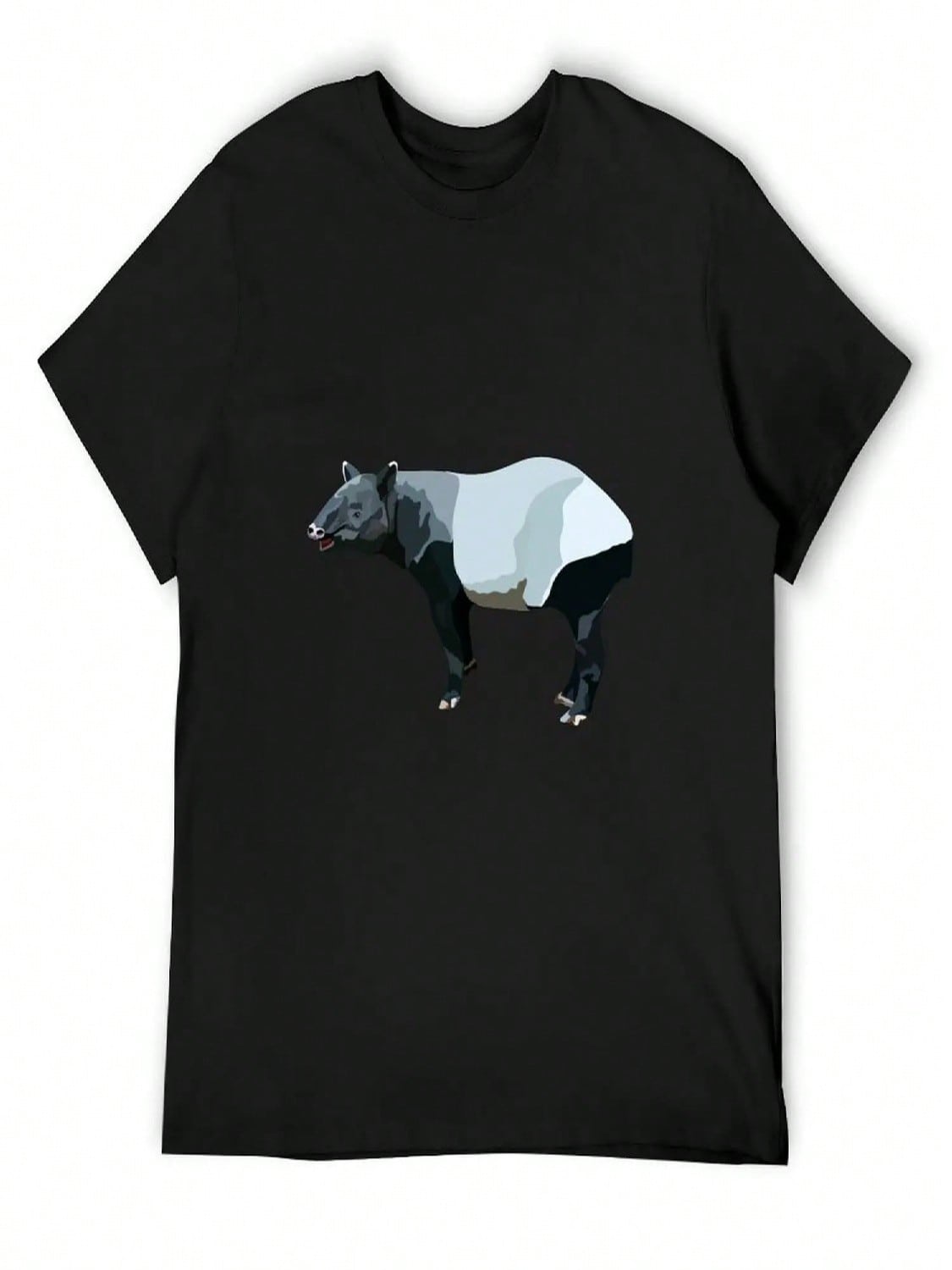 M Is For Malayan Tapir T-Shirt Vintage Funny Meme T-Shirts Aesthetic Clothes Funny T Shirts unisex S разноцветный