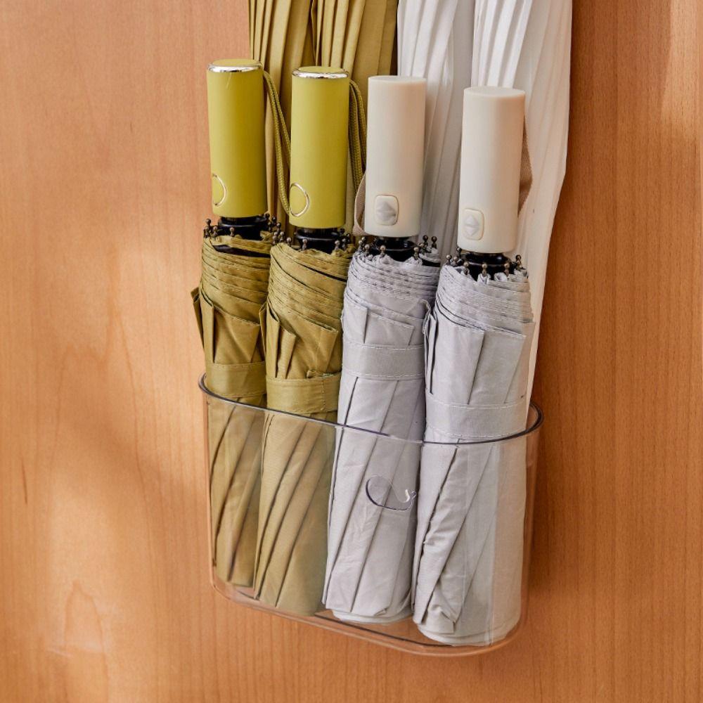 

Wall Mounted Umbrella Holder Rack 2 Layers Umbrella Storage Rack Umbrella Stand Holder Household