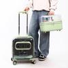 Doppellagiger rollbarer Katzentransportkorb Transparenter Haustier-Kinderwagen Kapsel-Hundereisekoffer Rucksack für Katze Belüftete Haustierbedarf