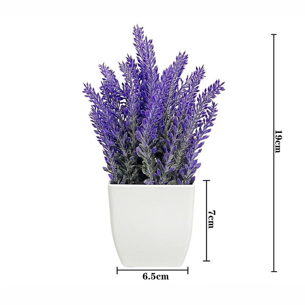 Multicolor Simulation Flowers Bonsai Mini Flower Potted Plant Ornaments Balcony Decoration 9