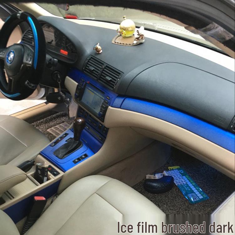 E46 3-Series Carbon Fiber Interior Console Stickers