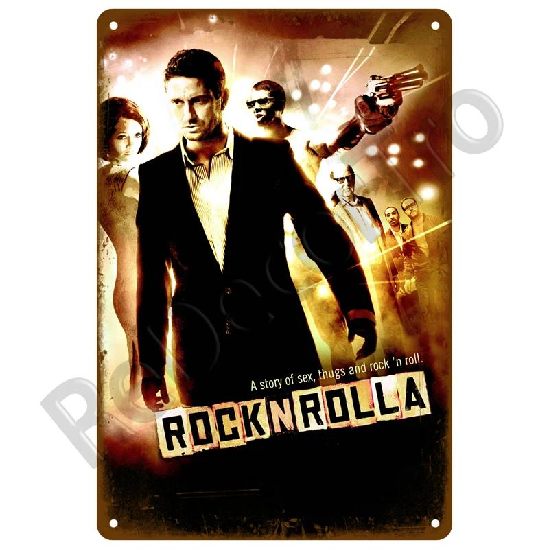 HD Tin Sign Vintage Classic Movie Poster Wall Decor  Retro Iconic Film Metal Poster for Home Theater Man Cave Bar Decor