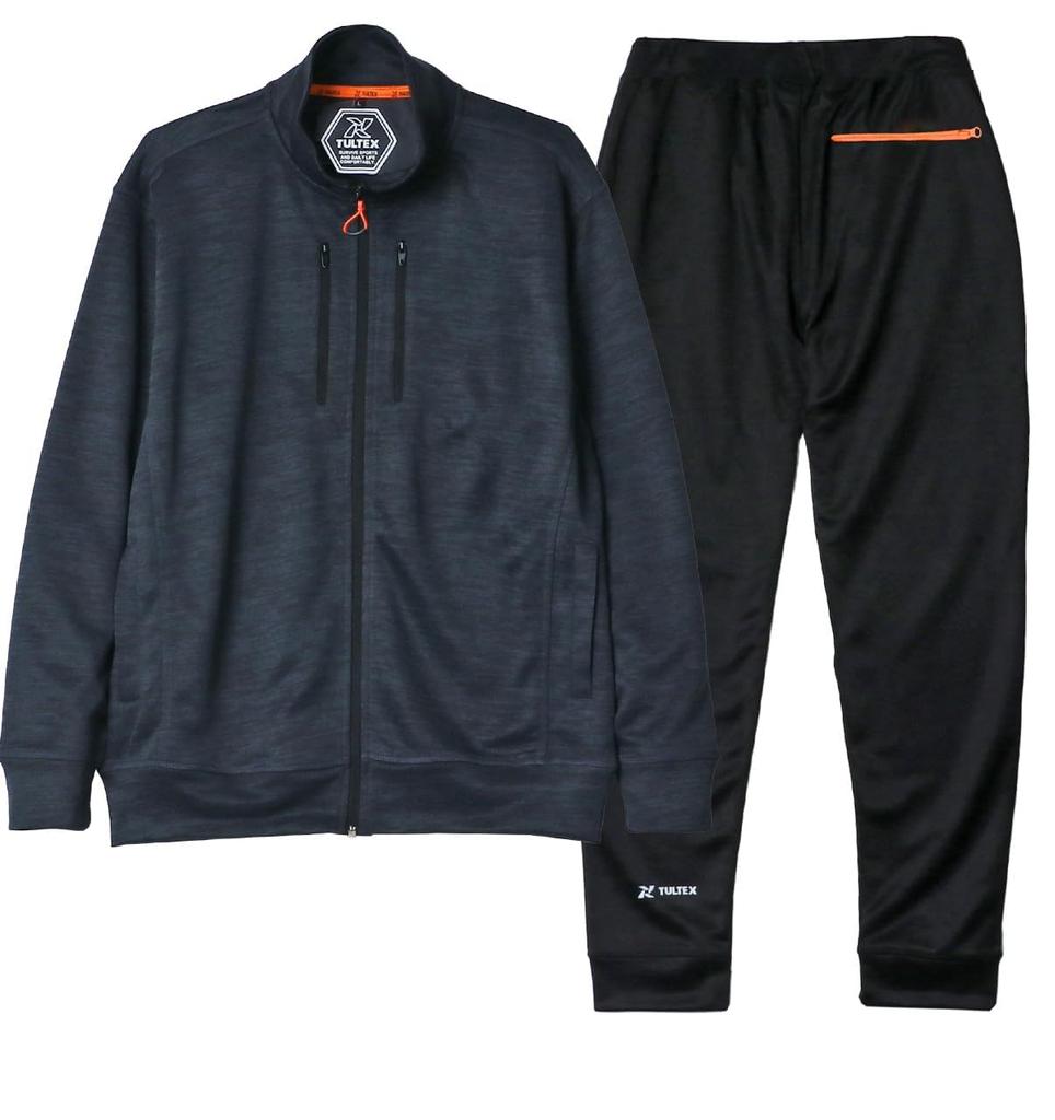 Jersey Top and Bottom Set Sportswear Training Wear Running Wear Customized Setup Sweat Absorbent Quick Drying Room Wear Charcoal LL [Tartex] Men's