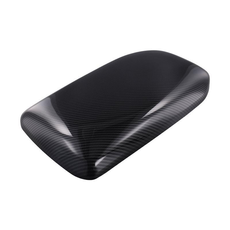 Protective Cover Trim Case Armrest Box Center Console Lid For Toyota RAV4 XA50 -2025 Car Interior Accessories Carbon Fiber Pattern