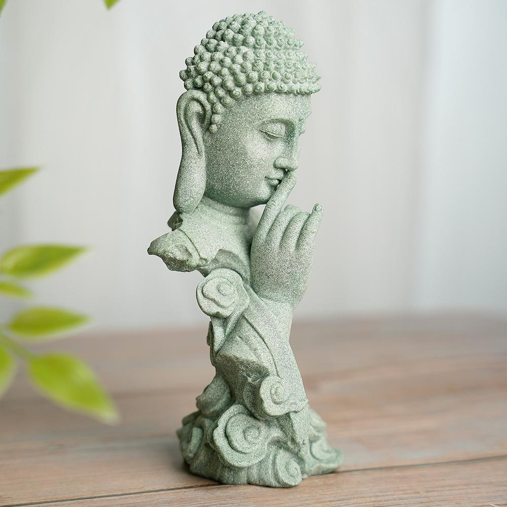 Buddha Statue For Home Meditation Zen Garden Decorative Figurines Bonsai Micro Landscape Feng Shui Fish Tank Aquarium Decor
