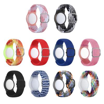 Náramek pro Apple AirTags Ochranné pouzdro Náramek proti poškrábání Nastavitelný popruh pro Apple Air Tag Držák GPS Tracker