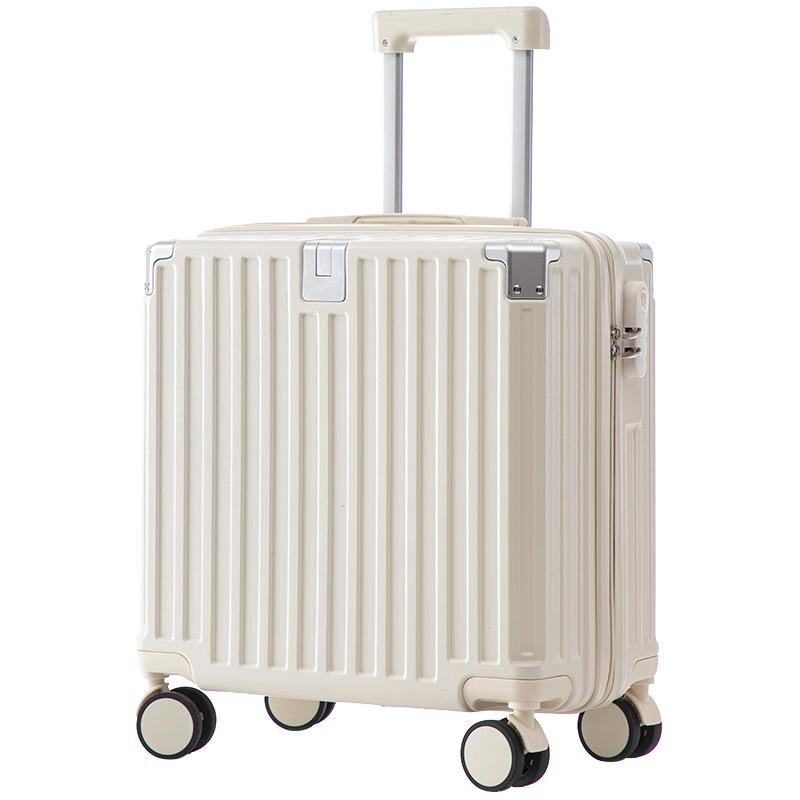 Mala de Mão de 18" com Rodas Universais, Mala de Rodinhas Pequena de 20" com Fechadura de Combinação, Bagagem de Viagem Durável para Homens e Mulheres.