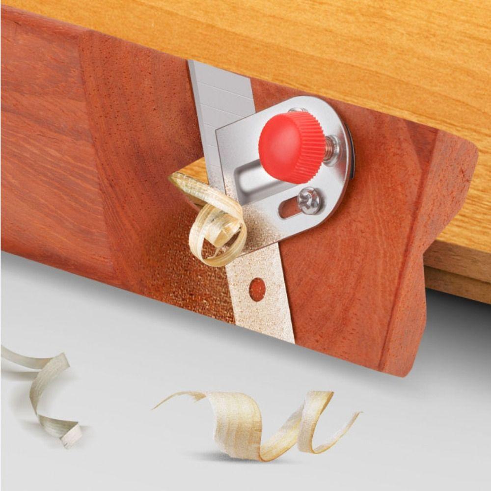 V-shaped Woodworking Chamfer Planer Adjustable Angled Durable Wood Structure Chamfering Planer Inverted Edge 45°