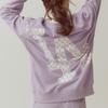 New MLB Old Flower Sweatshirts Unisex Purple 31MTM2111-07V