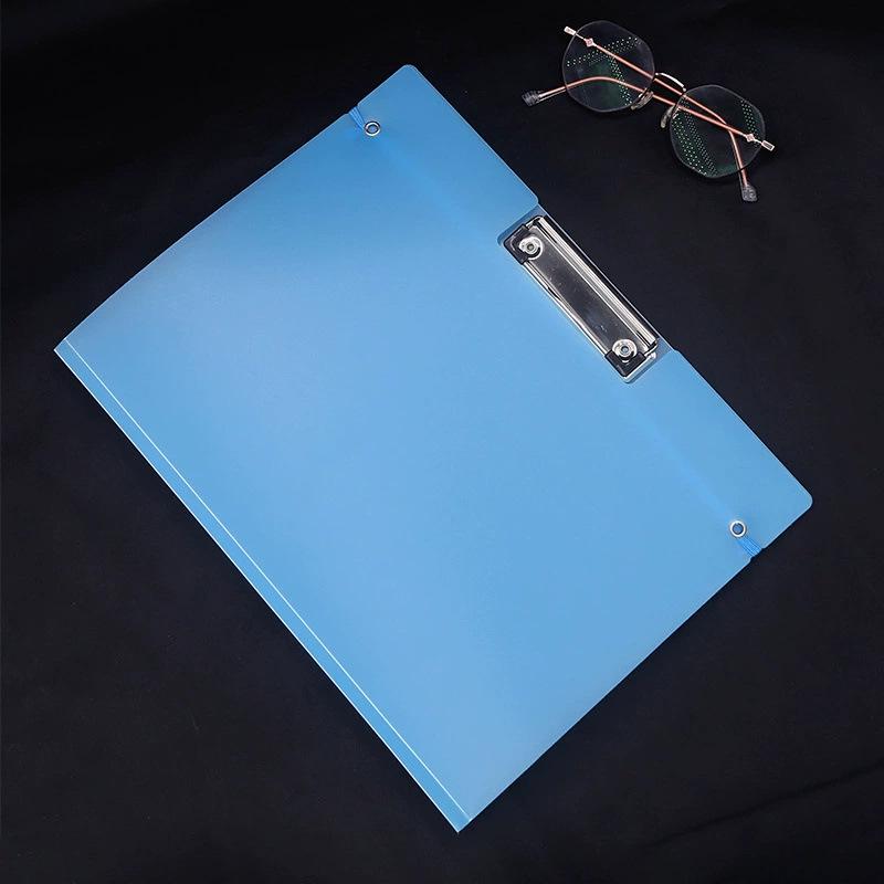 A4 Thickened PP Document Folder & Clipboard Combo with Rope, 5-Pack
