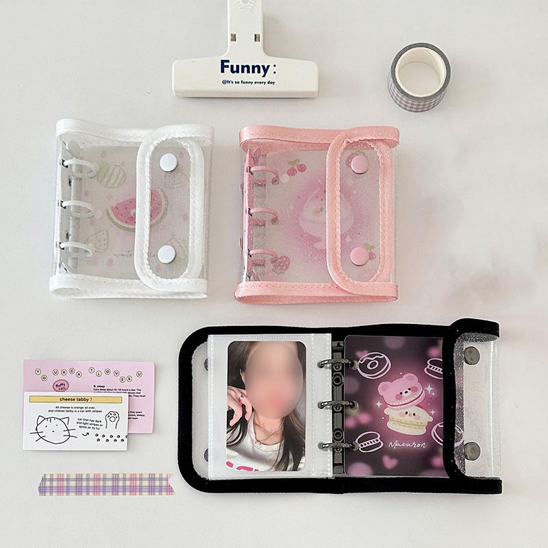 Binder Photo Album 3inch Kpop Photocard Holder Idol Card Collect Book Binding Machine Mini Photocards Kpop Storage Albums Kpop Card