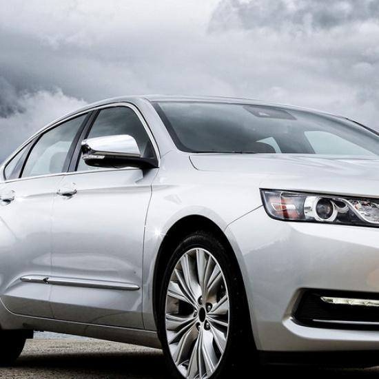 Right For Chevy Impala 2014- Exterior Side Wind Mirror Cover Caps Chrome