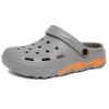 Large Size Slippers 45 Size Beach Shoes Men's Hole Shoes One-word Sandals Household Thick Soles Increase the Height of Anti-skid Stepping On Shit