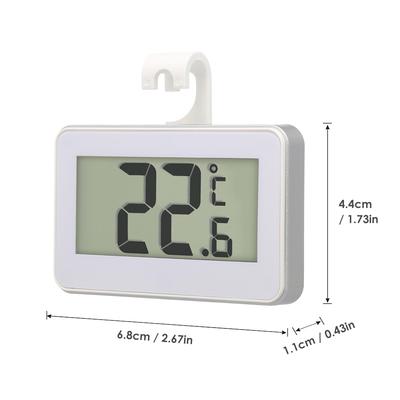 Digitales LCD Kühlschrankthermometer Kühlschrank Thermometer mit Ständer Magnet Frostwarnung Hausgebrauch