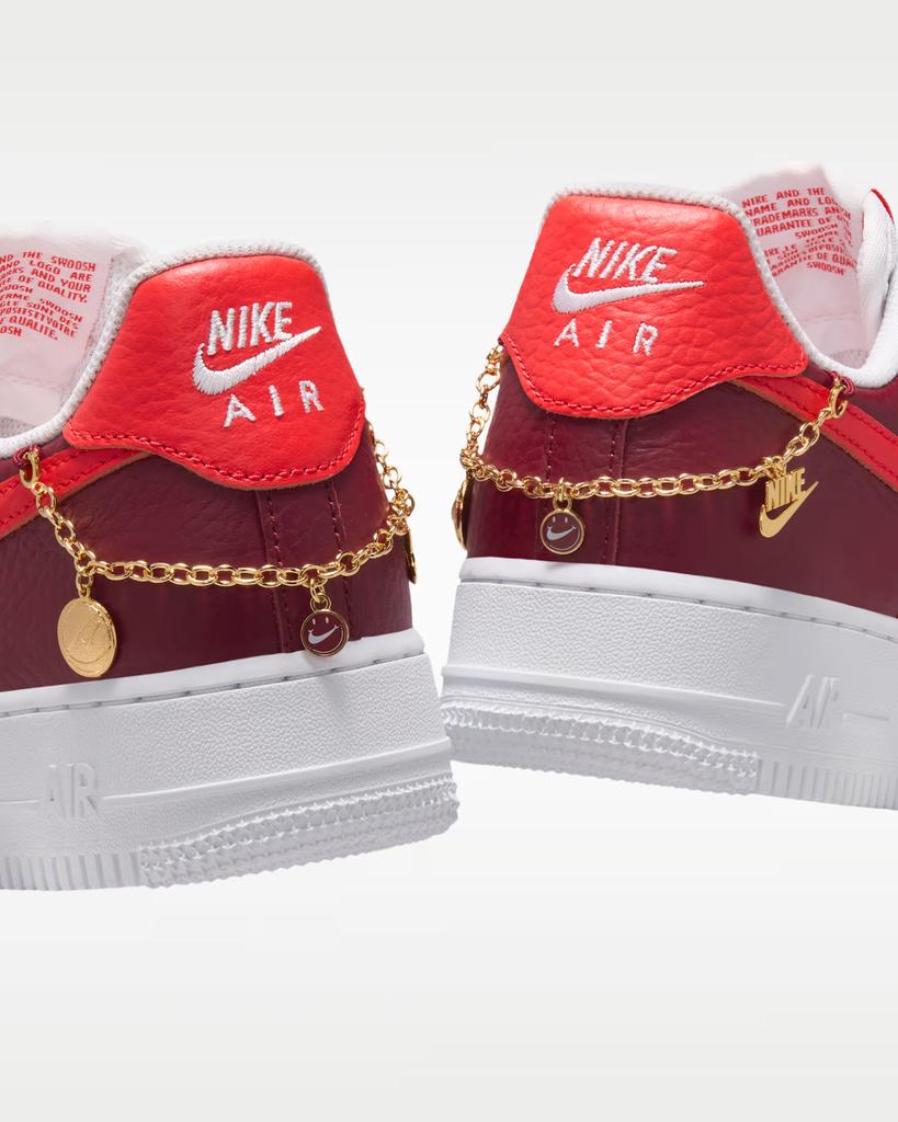 IR0872-101 Nike Air Force 1 '07 "White/Light Crimson" (Women's)