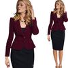 Spring and Autumn Slim-fit Small Suit Women's Jacket Office Professional Wear