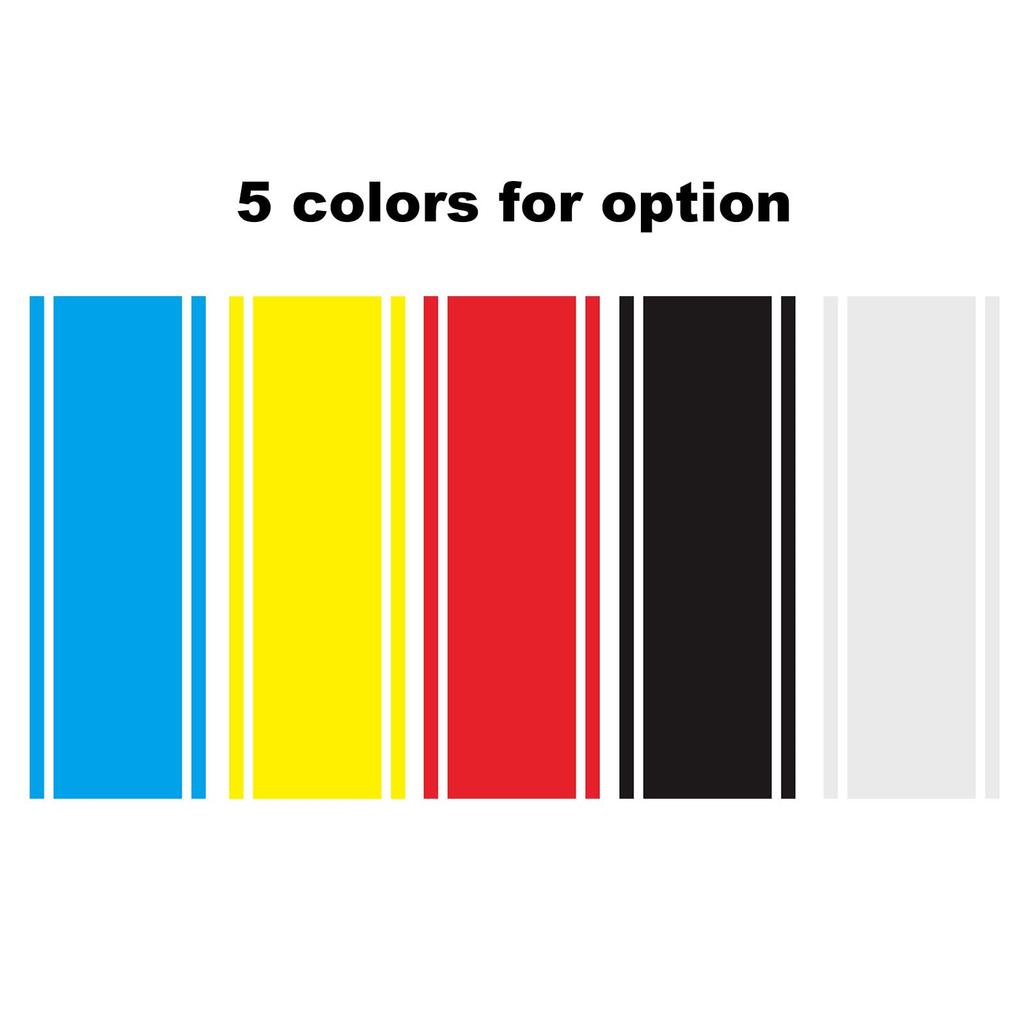 Xtahdge Car Hood Stripe Sticker Universal Auto Racing Stripe Body Side Vinyl Correction Stripe Decal Decoration
