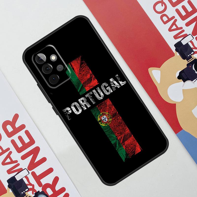 Portugal Flag Case For Samsung Galaxy A34 A54 A14 A56 A36 A16 A06 A13 A53 A12 A22 A32 A52 A35 A17 A15 A55