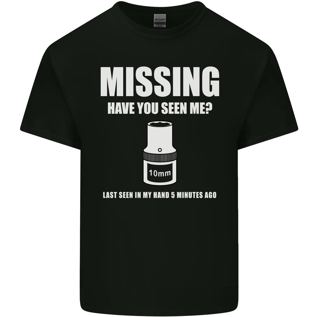 Missing 10 Mm Socket Funny Plumer Mechanic Unisexs Light Cotton Tshirt