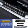 ADZ1 Car Door Sill Carbon Fiber Sticker Threshold Side Anti Scratch Waterproof Decal for Skoda Octavia Kodiaq Fabia Superb Mk3