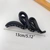 Large Black Hair Clip Women Matte Geometric Hairpin Fashion French Elegant Hair Claw Clips Korean Girl Barrette Hair Accessories