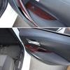 1 Set Door Window Lift Switch Control Panel Cover Trim Frame Fit for Toyota Corolla    LHD Wood Grain Style ABS