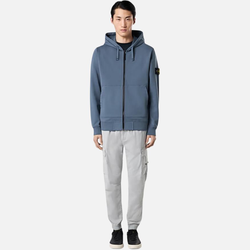 STONE ISLAND Compass Patch Zip Up Hoodie K1S156100042S0051-V0024