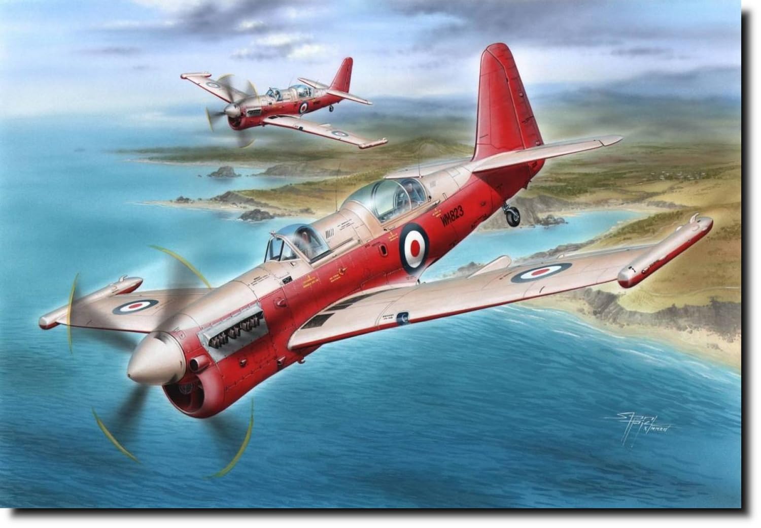 

Special Hobby 1/48 British Fairey Firefly U Mk.8 Unmanned Target Aircraft Plastic Model SH48166n