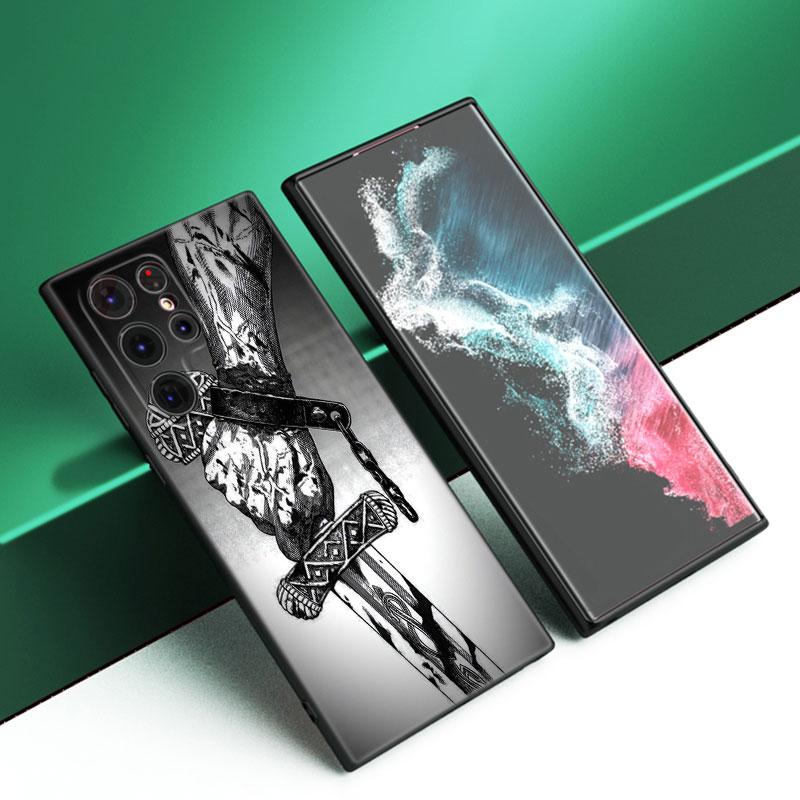 Anime Vagabond Black Silicone Phone Case For Samsung Galaxy S23 S21 S20 FE S24 S22 Ultra S10E S10 S9 S8 Plus
