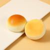 Realistic Golden Bun Squeeze Toy PU Slow-Rising Fidget Food-Themed Design Soft Stress Reliever for Kids Adults Novelty Gift for