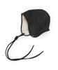 Eondeokeonteulolseutyudio Leather Fleece Reversible Earflap Winter Aviator Hat Beanie Aviator Hat / Reverse / G Leather Bk