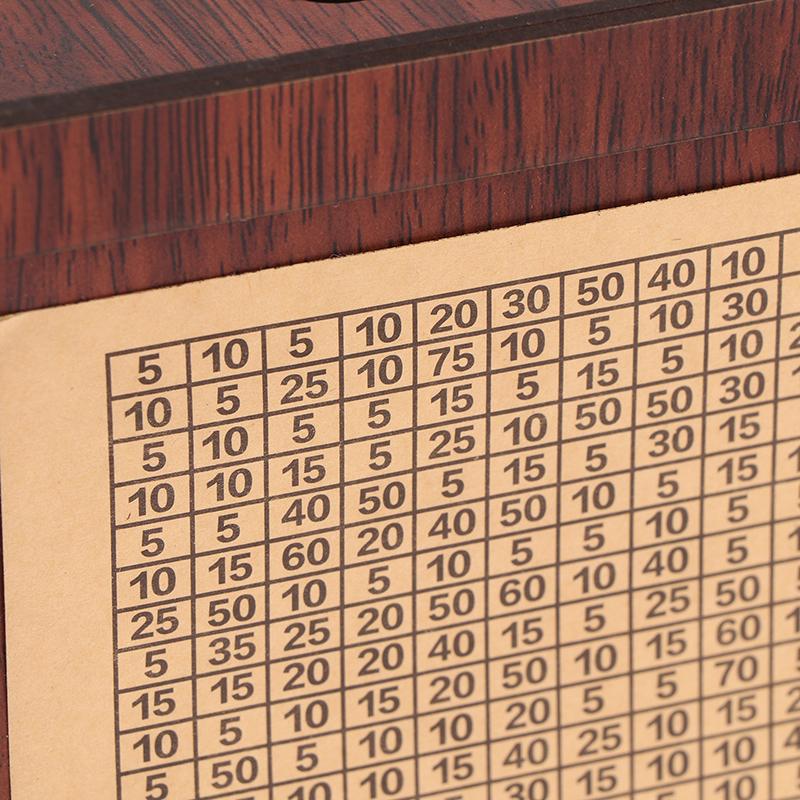 1 Sada Dřevěná Pokladnička Nádoba na Peníze Pokladnička Pro Úsporu Hotovosti Pouzdro na Poklad Mince 1000/5000/10000 Euro