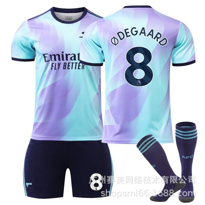 2425 Arsenal Duo 7 Saca Jerseys 9 Jesus 11 Martinelli 41 Rice No. 18 Football Uniform Set