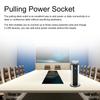 3 Power Socket 2 USB Port Charging Desktop Kitchen Table Retractable Electric Socket