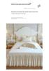 European Style Lace Trim Bed Skirt: Anti-slip, Single Piece Cover for 1.5m-2.2m Beds