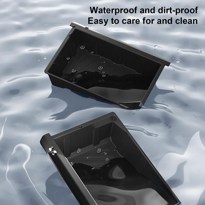 Boîte de Rangement Sous Siège de Voiture 2 Pièces Organiseurs de Siège de Voiture Plateau Sous-Siège Pour Tesla ModelY Boîte de Rangement à Tiroir Accessoires de Voiture