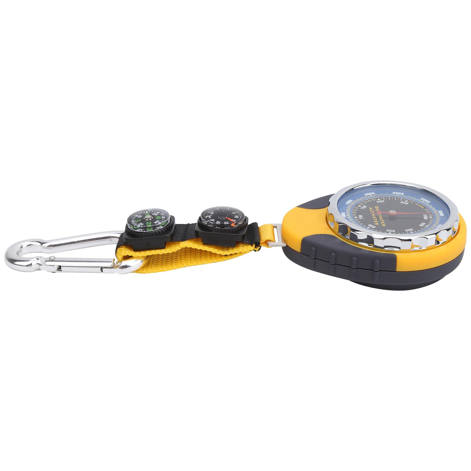 

Многофункциональный альтиметр 4 в 1, барометр, с компасом, термометр для походов, кемпинга на открытом воздухе