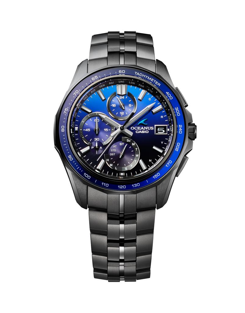 Casio Men's 100M Water Resistant Quartz Watch OCW-S7000B-2A