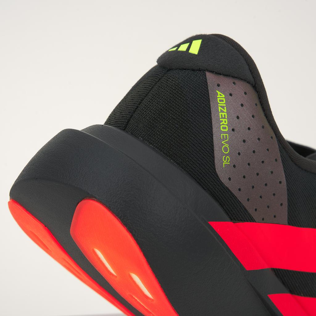 adidas Adizero Evo SL Carbon Lucid Red Men Sneakers Black Solar-Slime JR3414